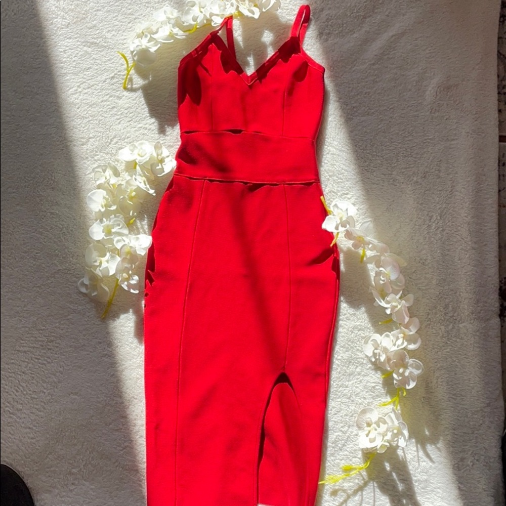 Red dress